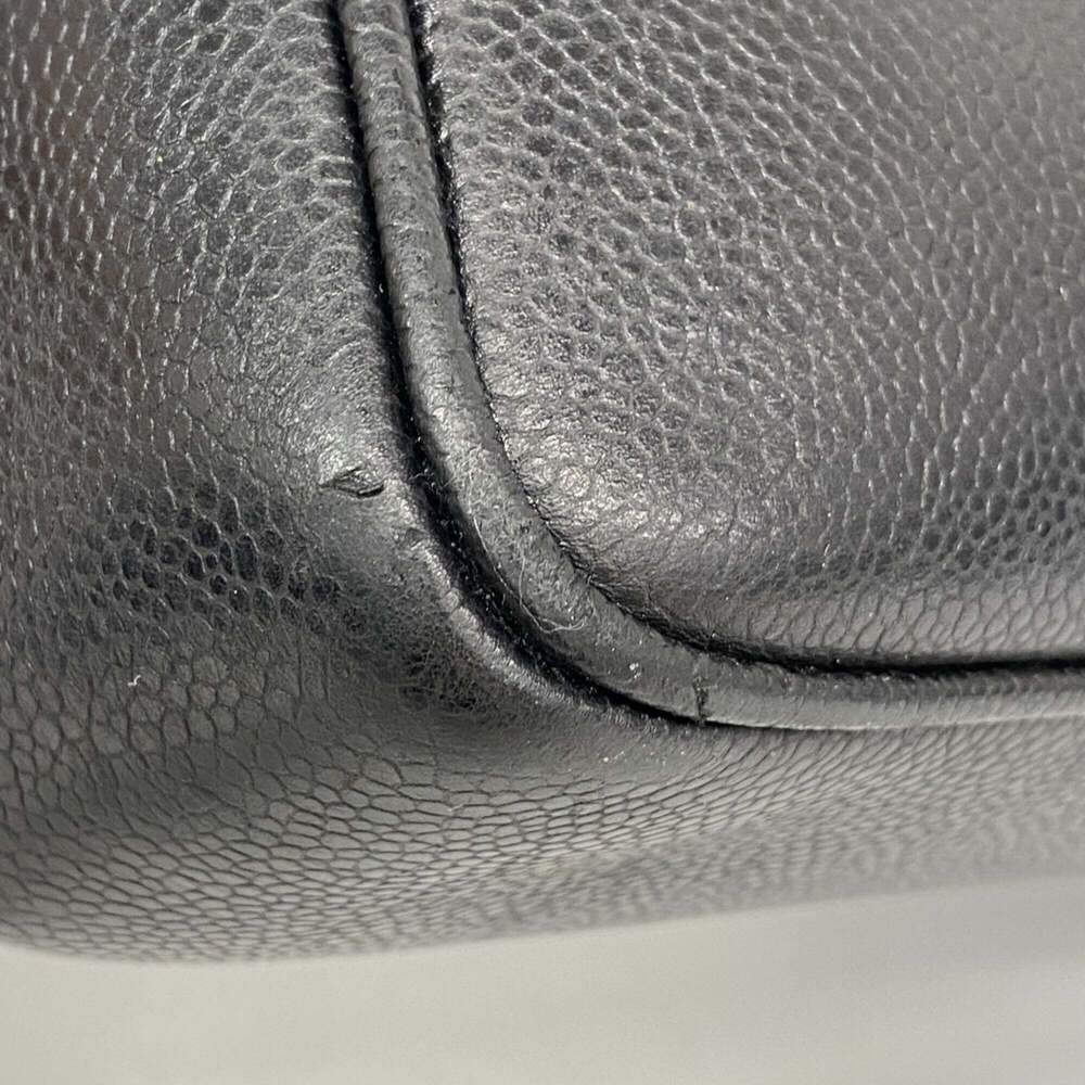 CHANEL Black Caviar Leather Tote Bag - Picture 6 of 12